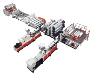 линия за екструдиране на водоустойчиви мембрани